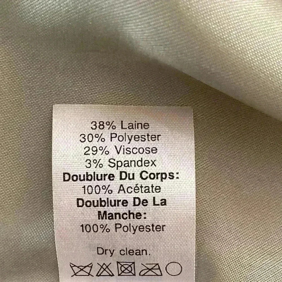 J Crew Womens Wool Notched Collar Button Up Jacket Blazer Light Gray Size - Picture 10 of 10